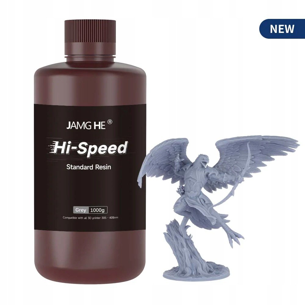 3D žíhaná Jamghe Resin Hi-Speed Grey Šedá 1kg