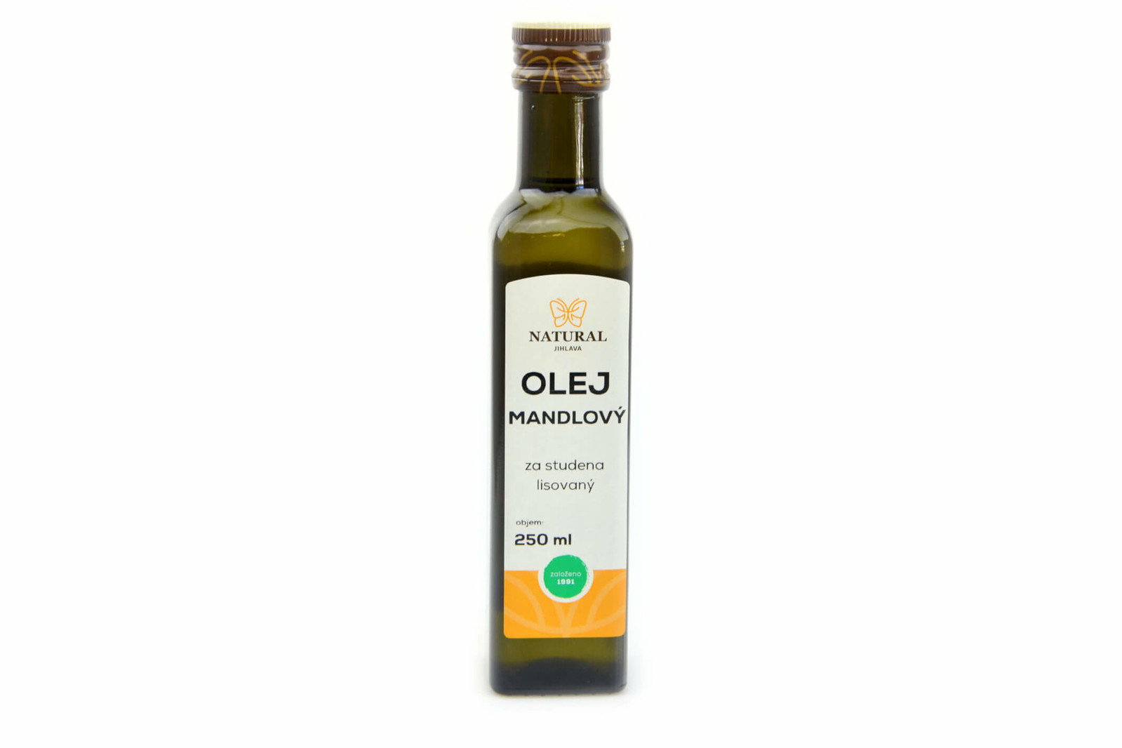 Natural Mandlový olej za studena lisovaný 250ml