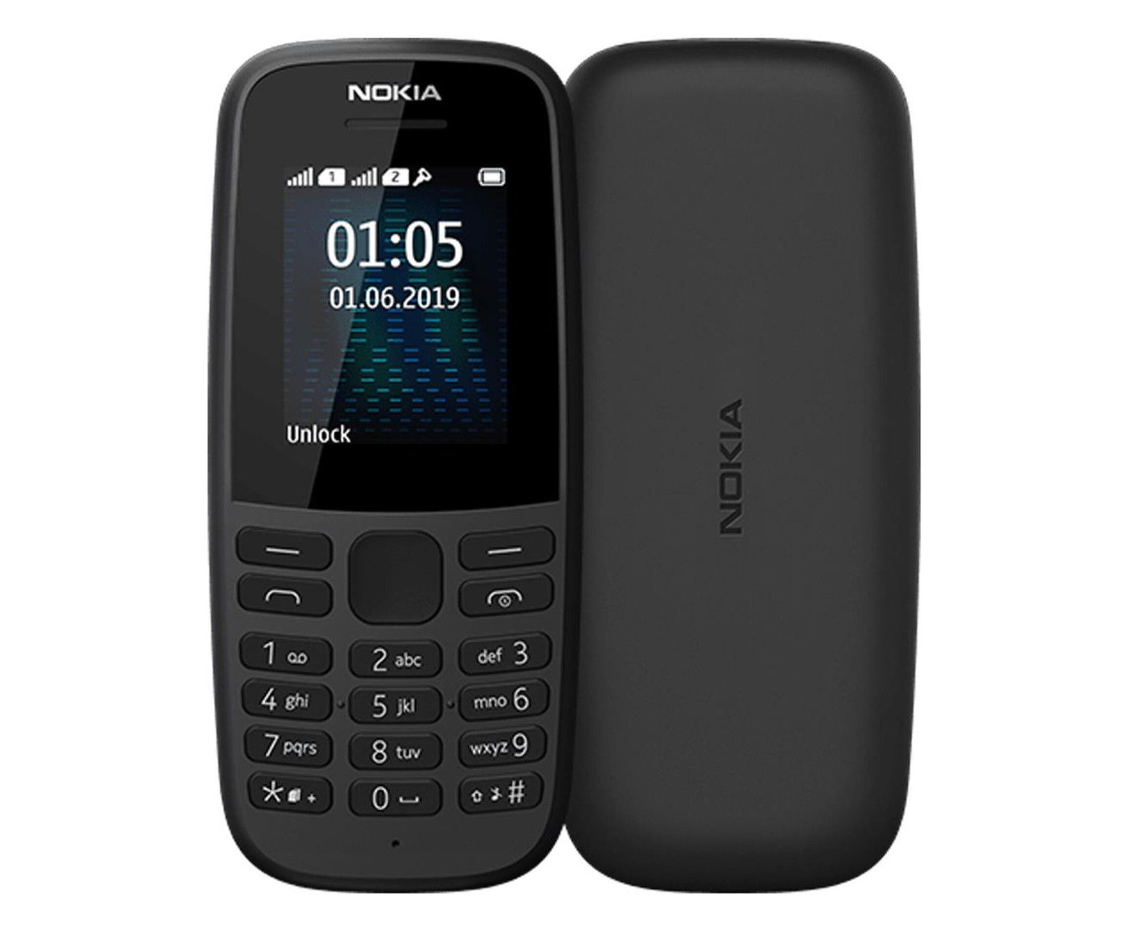 Telefon Nokia 105 4 gen. Klasická Klávesnice originál Záruka Nový