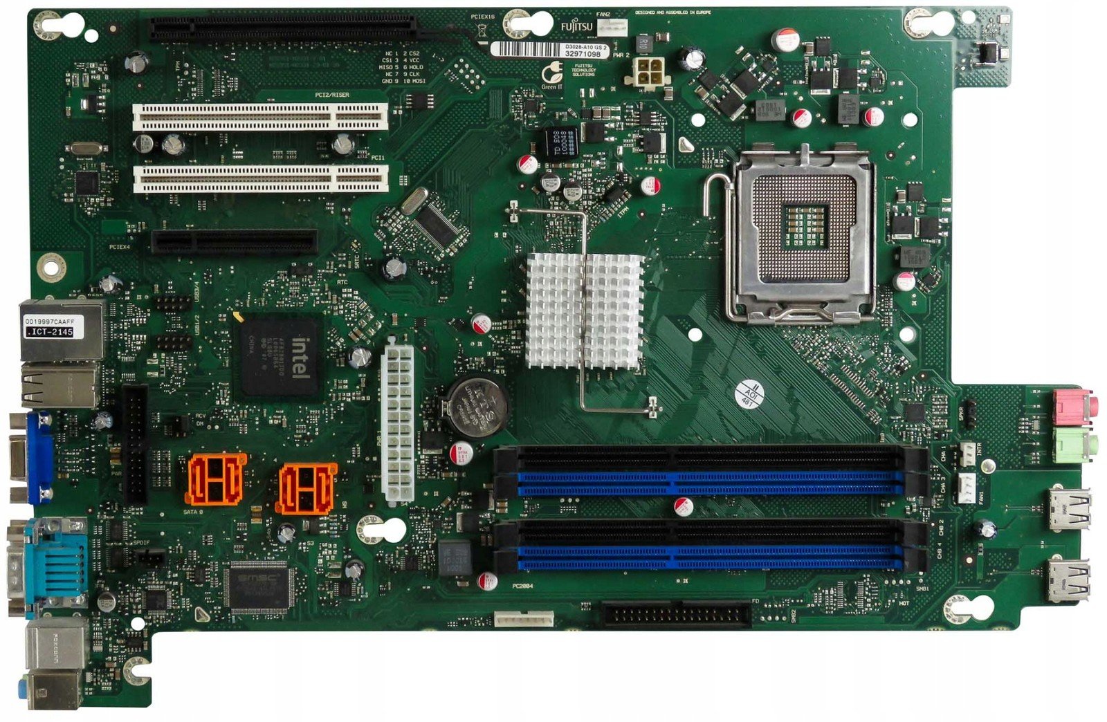 Fujitsu D3028-A10 GS2 LGA775 DDR3 PCIe Pci Sata