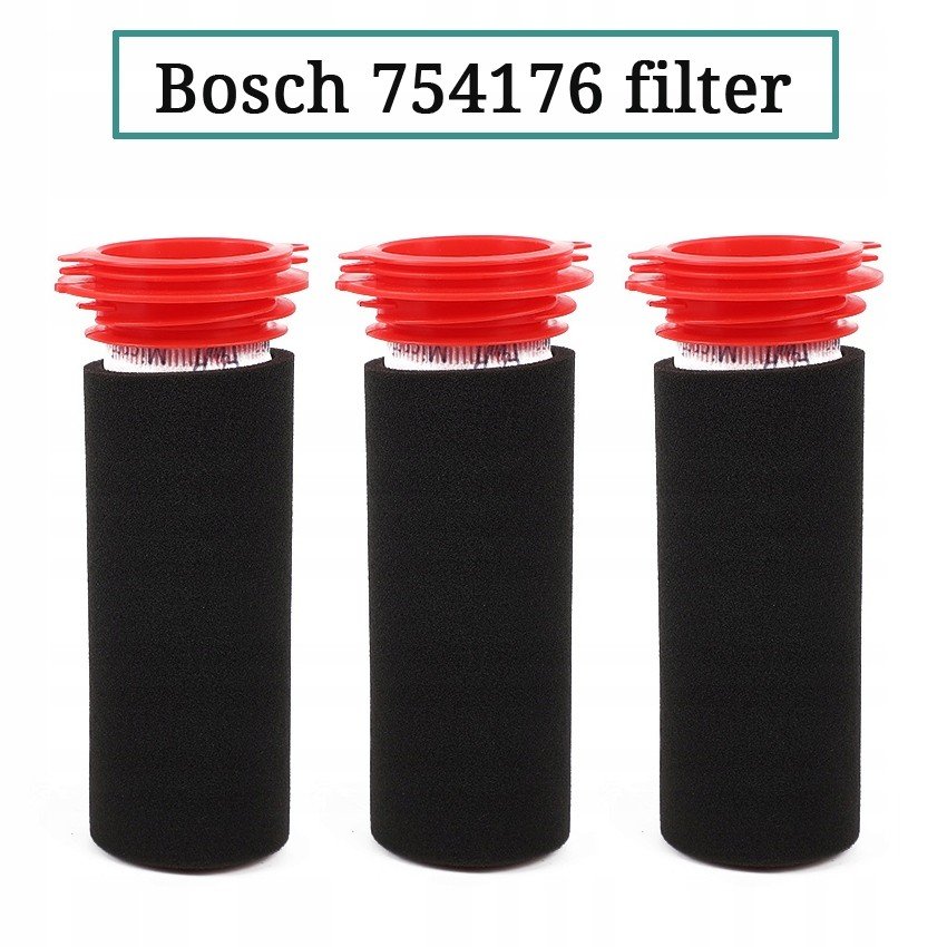 6x Filtr sady pro Bosch Athlet 00754176 00754175