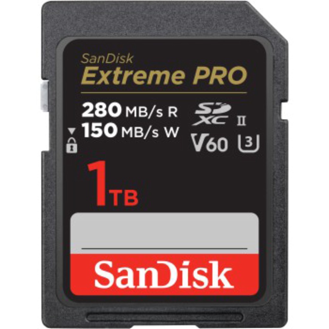 SanDisk Extreme Pro 1TB V60 Uhs-ii Sd, 280/150MB/s,V60,C10,UHS-II /SanDisk