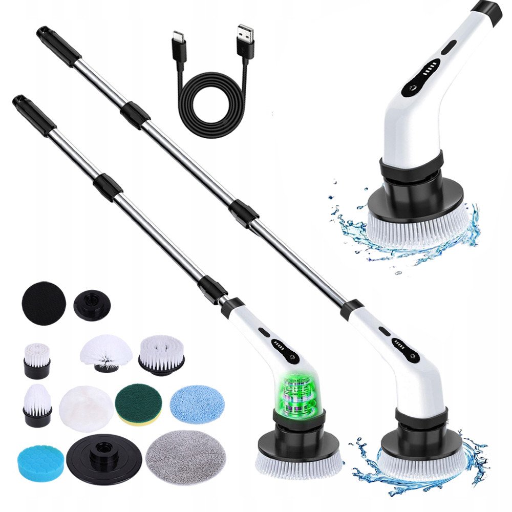 Elektrický Rotační Čisticí Kartáč Sada 9 V 1