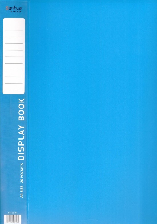 Pukka Pad Katalogová kniha A4 - PP - 20 l,  mix barev