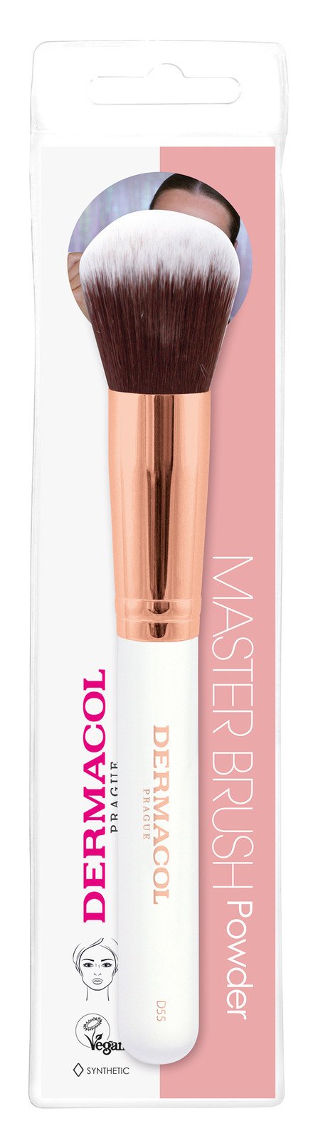 Dermacol Kosmetický štětec na pudr Rose Gold D55