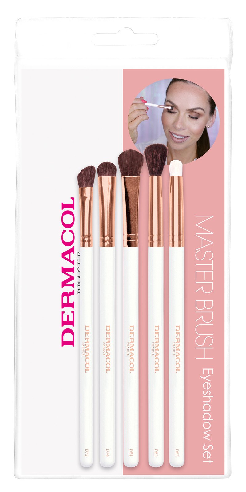 Dermacol Sada kosmetických štětců Rose Gold D73, D74, D81, D82, D83