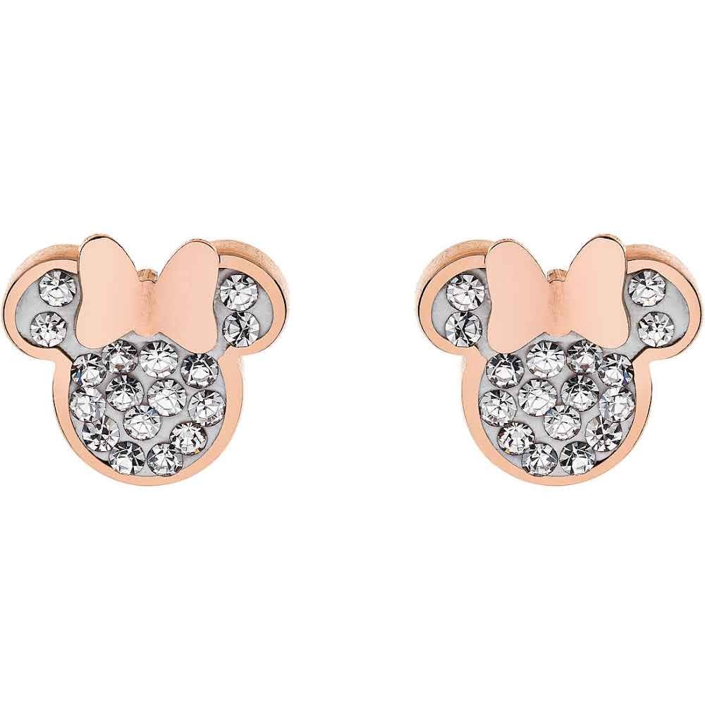 Disney Půvabné bronzové náušnice pecky Mickey and Minnie Mouse E600177PRWL-B.CS