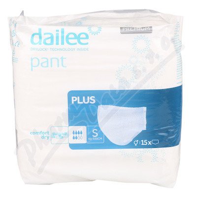 Dailee Pant Premium plus s, kalhotky absorpční natahovací, 15ks