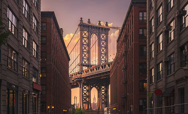 samfotograf Umělecká fotografie Manhattan Bridge, NYC, samfotograf, (40 x 24.6 cm)