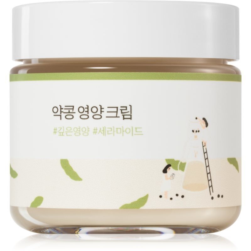 ROUND LAB Soybean Nourishing Cream hloubkově hydratační krém s protivráskovým účinkem 80 ml