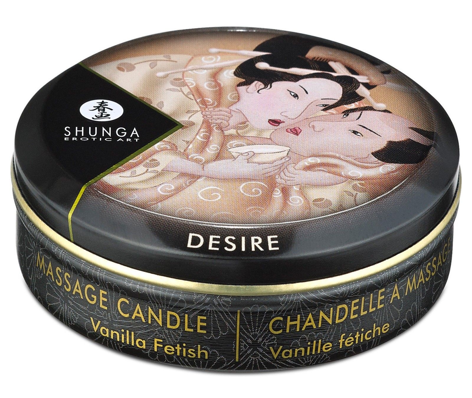 Shunga Masážní svíčka Desire Vanilla Fetish - Shunga