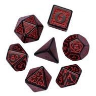 Foam Brain Games Cryptic Knots Dried Blood RPG Dice Set (7)