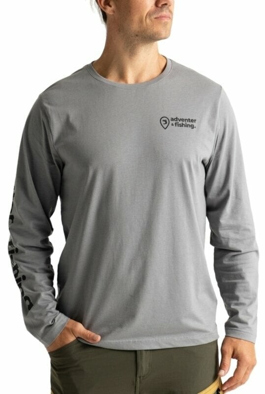 Adventer & fishing Tričko Long Sleeve Shirt Titanium XL