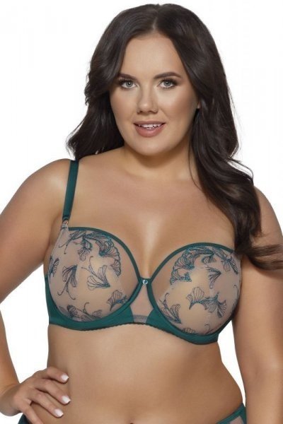 Ava Rafia 2088 Emerald Podprsenka měkká 100B smaragdová