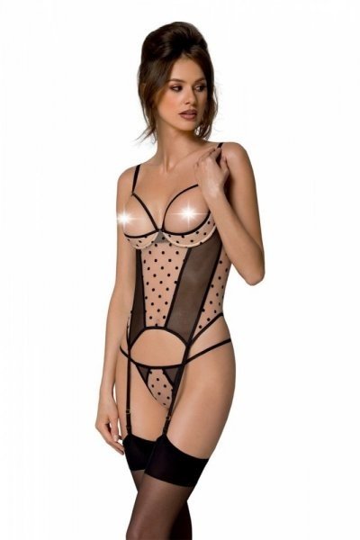 Passion Marina béžový Korzet L/XL béžová