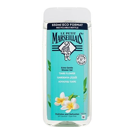 Le Petit Marseillais Extra Gentle Shower Gel Tiaré Flower hydratační a osvěžující sprchový gel 650 ml unisex