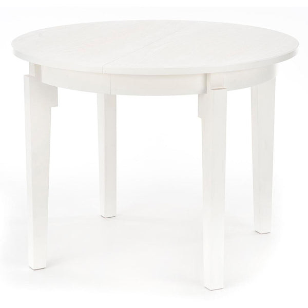 Jídelní stůl Borsus rozkládací 100-200x77x100 cm (bílá)