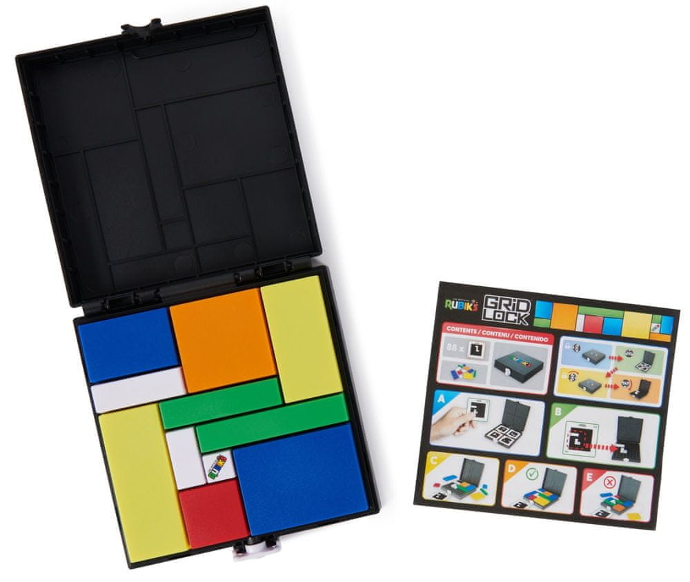 Rubik Rubikova kostka logická skládací hra Gridlock