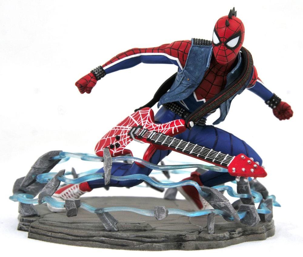 Diamond Select | Spider-Man 2018 - Marvel Video Game Gallery PVC Statue Spider-Punk Exclusive 18 cm