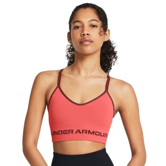 Podprsenka Seamless Low Long Bra Pink XS - Under Armour
