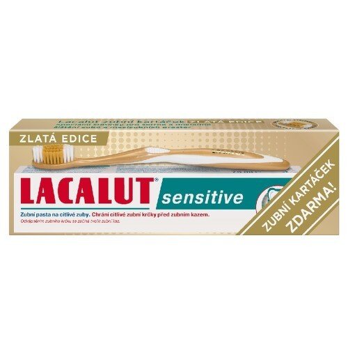 Lacalut Sensitive zubní pasta 75ml ZLATÁ EDICE