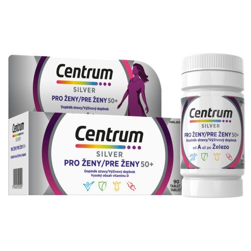 Centrum Silver multivitamín pro ženy 50+ 90 tablet