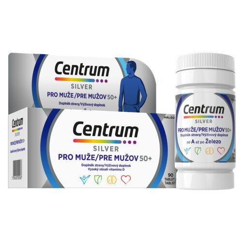 Centrum Silver multivitamín pro muže 50+ 90 tablet