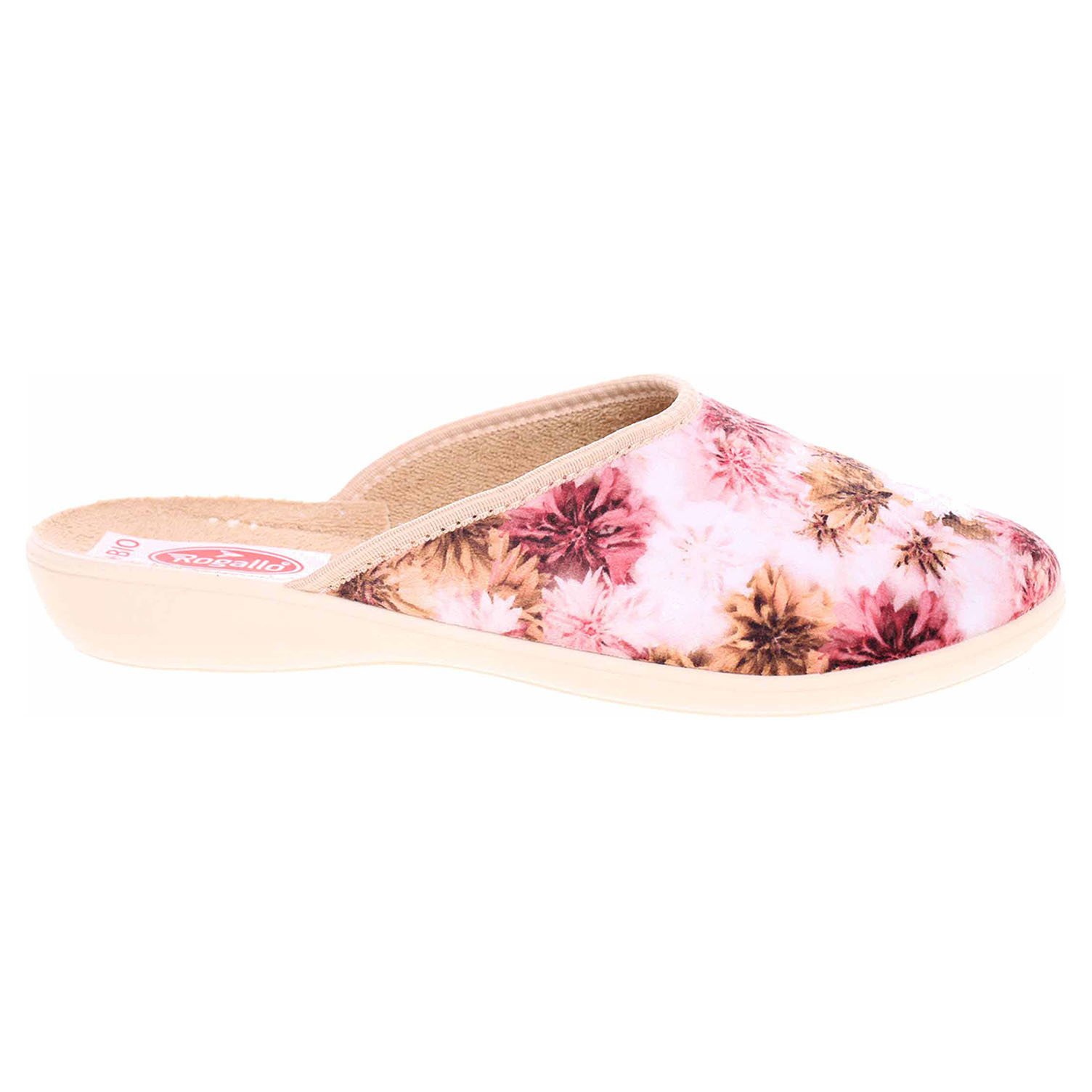 Ecco Dámské domácí pantofle Rogallo 27307 béžová 23500659