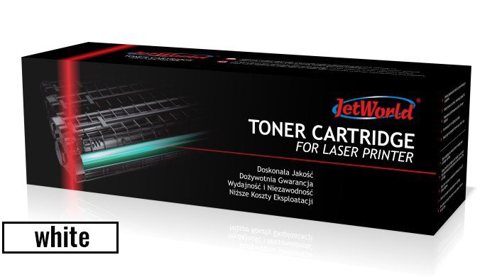 Toner cartridge JetWorld White OKI C711WT replacement 44318657