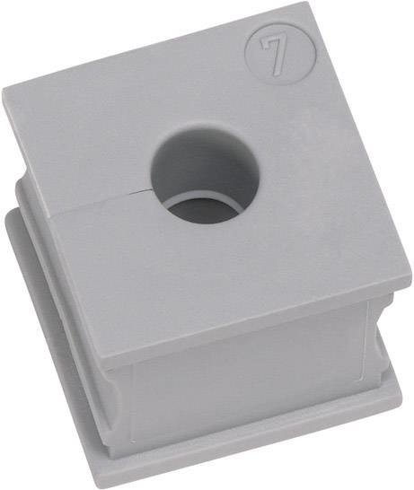 Icotek KT 3 kabelová průchodka s drážkami Průměr svorky (max.) 4 mm elastomer šedá 1 ks