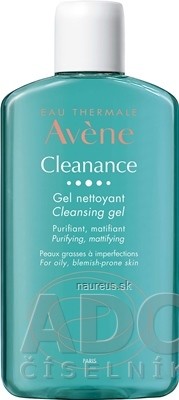Pierre Fabre Dermo-cosmétique AVENE Cleanance GEL NETTOYANT čistící gel bez mýdla, mastná pleť (inů. 2020) 1x200 ml 200ml