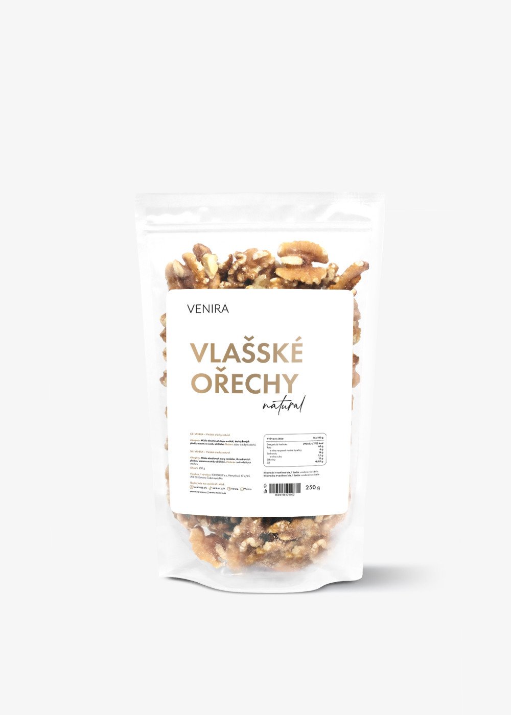 VENIRA vlašské ořechy natural, 250 g