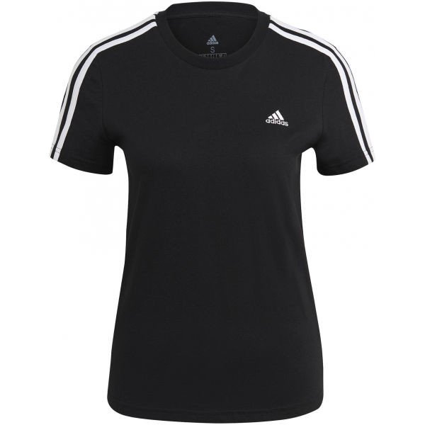 adidas 3S TEE Dámské tričko, černá, veľkosť L