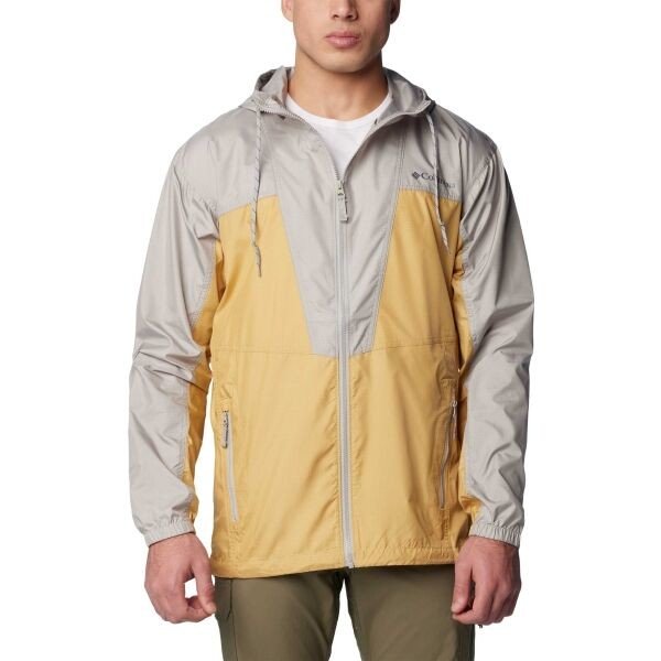 Columbia TRAIL TRAVELER WINDBREAKER Pánská větrovka, béžová, veľkosť XXL