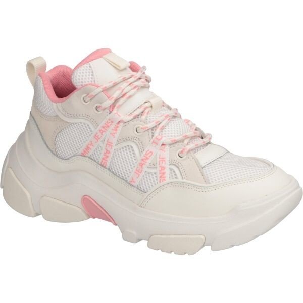 Tommy Hilfiger TJW MODULAR RUNNER Dámská volnočasová obuv, bílá, veľkosť 38