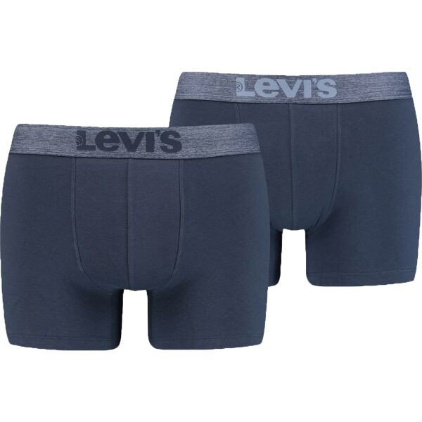 Levi's BOXER BRIEF 2P Pánské boxerky, tmavě modrá, veľkosť L