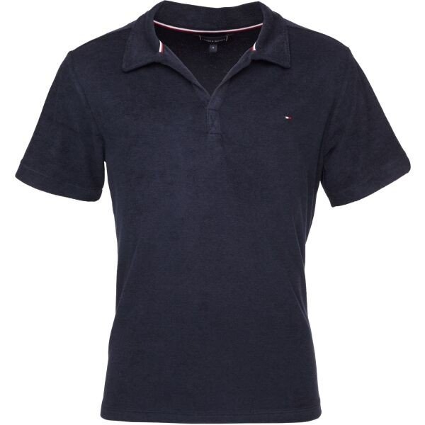 Tommy Hilfiger TERRY SHIRT Pánské polotričko, tmavě modrá, veľkosť M