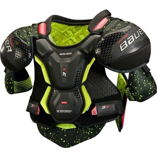 Bauer VAPOR 3X SHOULDER PAD INT Juniorské chrániče ramen, černá, veľkosť M