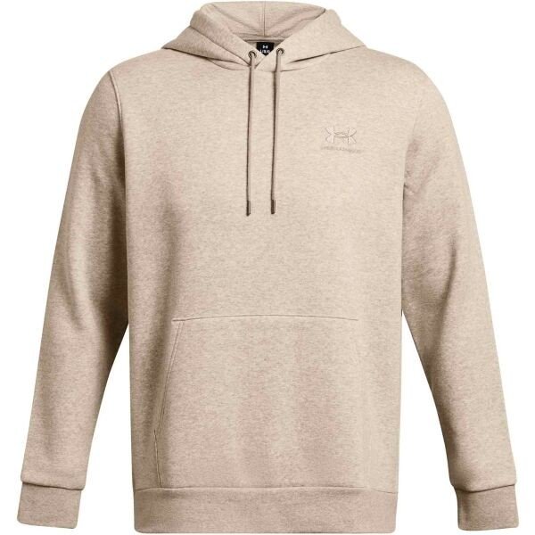 Under Armour ESSENTIAL Pánská mikina, béžová, veľkosť M