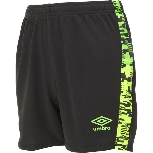 Umbro FORMATION KNIT SHORT - JNR Dětské sportovní kraťasy, černá, veľkosť S