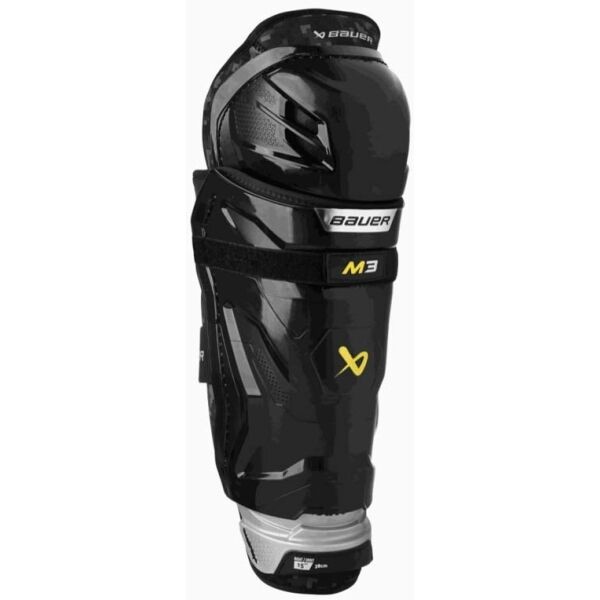 Bauer SUPREME M3 SHIN GUARD SR Chrániče holení, černá, veľkosť 17