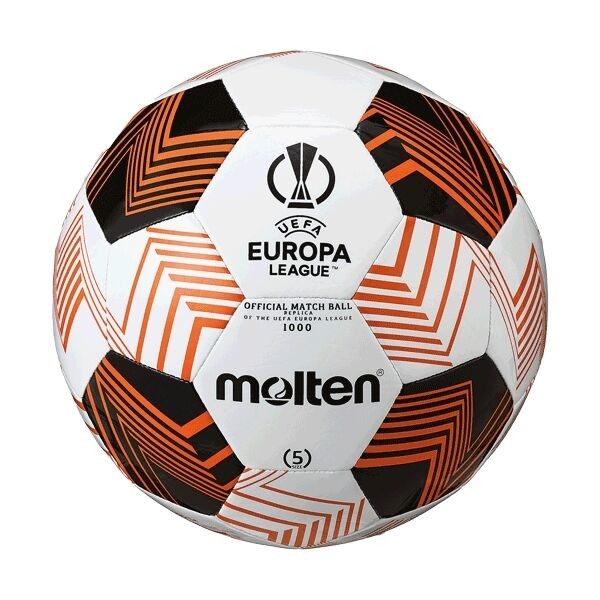 Molten F5U1000-34 UEFA EUROPA LEAGUE Fotbalový míč, bílá, veľkosť 5