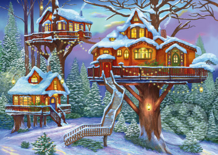 Zimný dom na strome - Alipson Puzzle