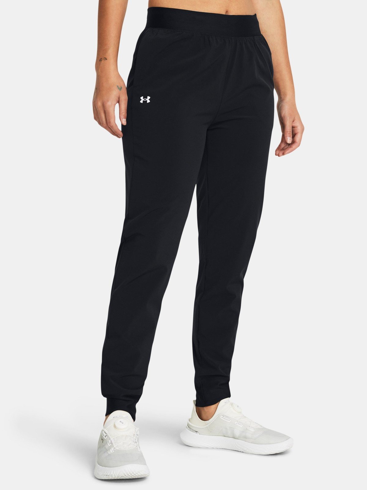 Under Armour Sportovní kalhoty ArmourSport High Rise Wvn Pnt-BLK - Dámské