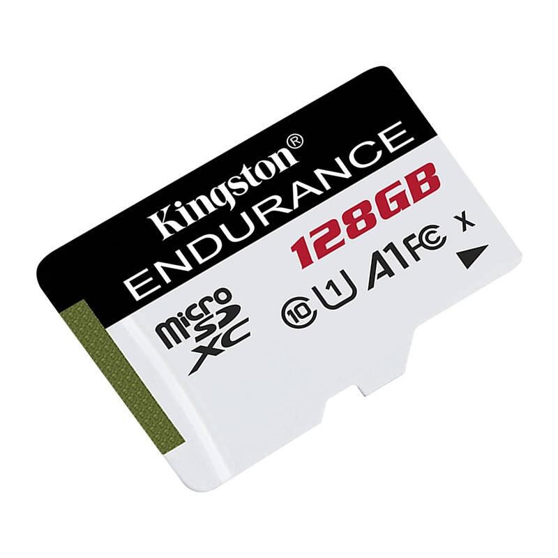 128GB paměťová karta microSD Kingston 95/45MB/s C Endurance