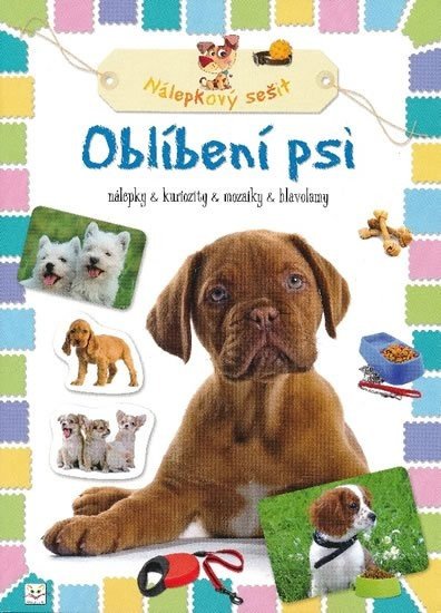 Nálepkový sešit - Oblíbení pejsci - Agnieszka Bator