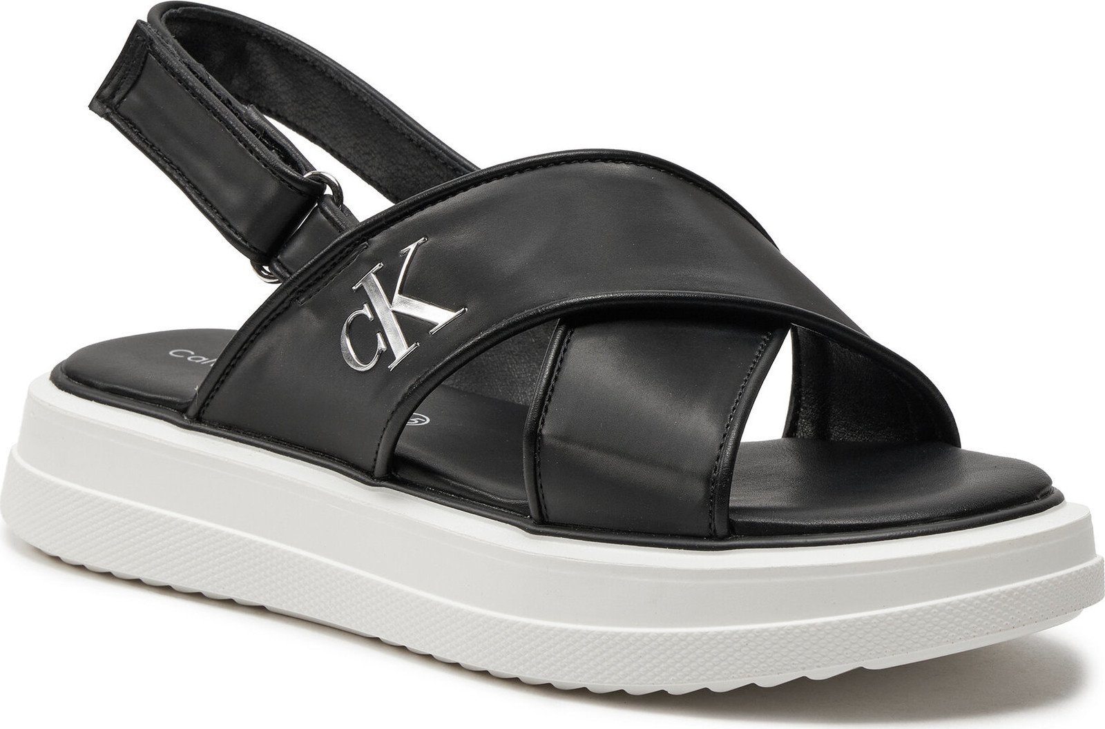 Sandály Calvin Klein Jeans Platform Sanadal V3A2-80831-1688 S Black 999