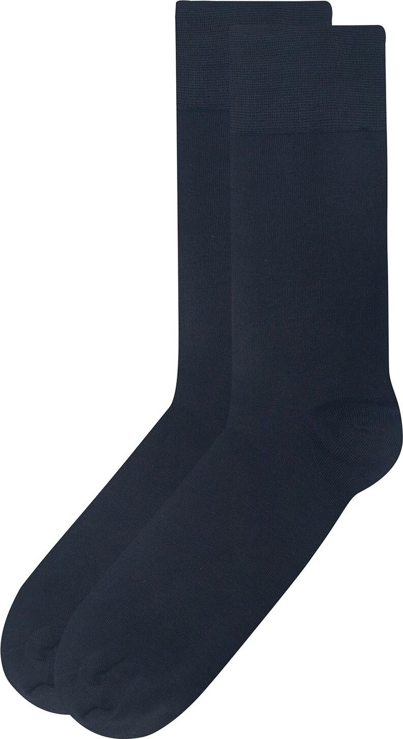 Pánské klasické ponožky Lasocki 2MB-001-SS23 (1-pack) 42-44 Tmavomodrá