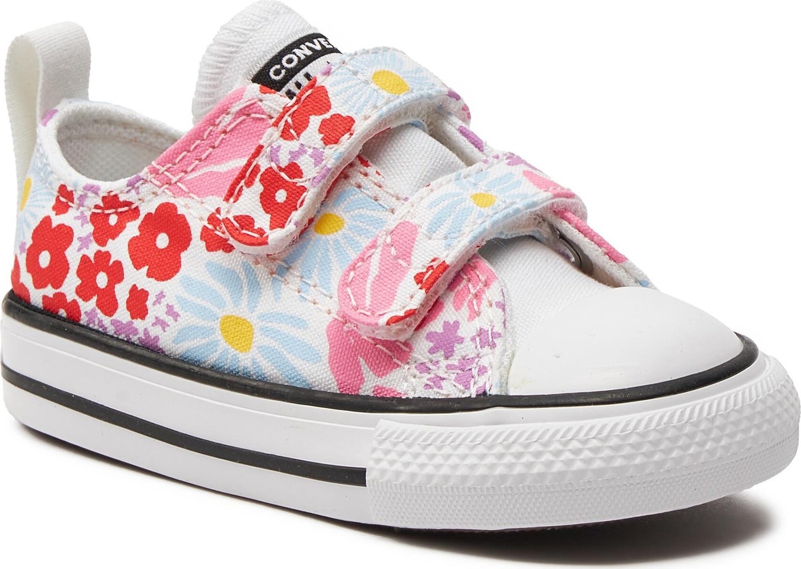 Plátěnky Converse Chuck Taylor All Star Easy On Floral A06340C White/True Sky/Oops Pink