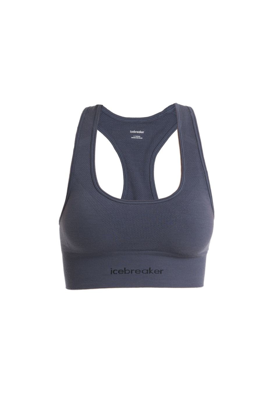 ICEBREAKER Wmns Merino Seamless Active Bra, Graphite velikost: XS